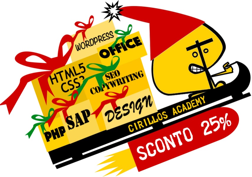 natale offerta corsi cirillos academy roma lecce online